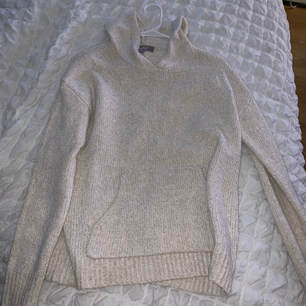 Cream colored hoodie